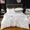 High-End-Queen-Duvet-Cover-Set-Silky-Soft-Cozy-King-Size-Bedding-Set-Luxury-Polyester-Satin